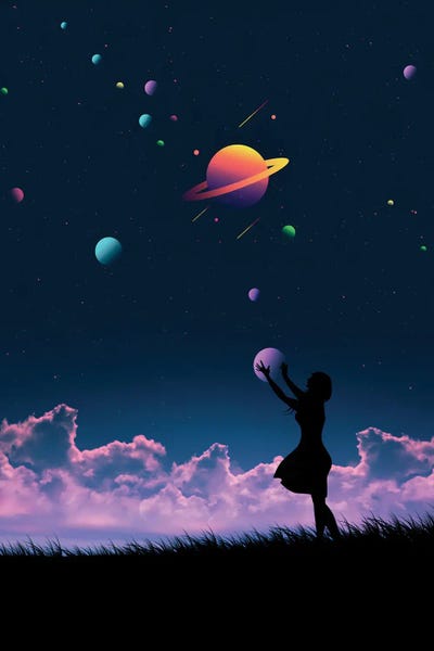 Galaxy by Abdullah Evindar canvas print