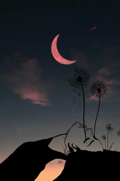 Surreal Bodyscapes: Night And Woman by Abdullah Evindar