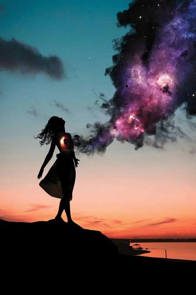 The Universe Within Us by Abdullah Evindar framed wall art