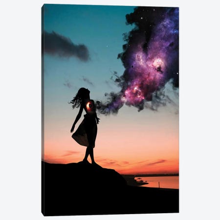 The Universe Within Us Canvas Print #AEV44} by Abdullah Evindar Canvas Wall Art