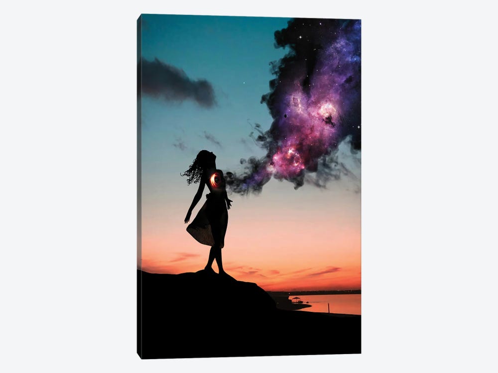 The Universe Within Us by Abdullah Evindar 1-piece Canvas Print