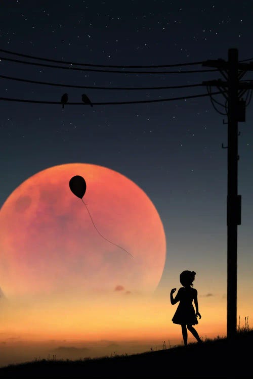 Birds On The Wire by Abdullah Evindar wall art