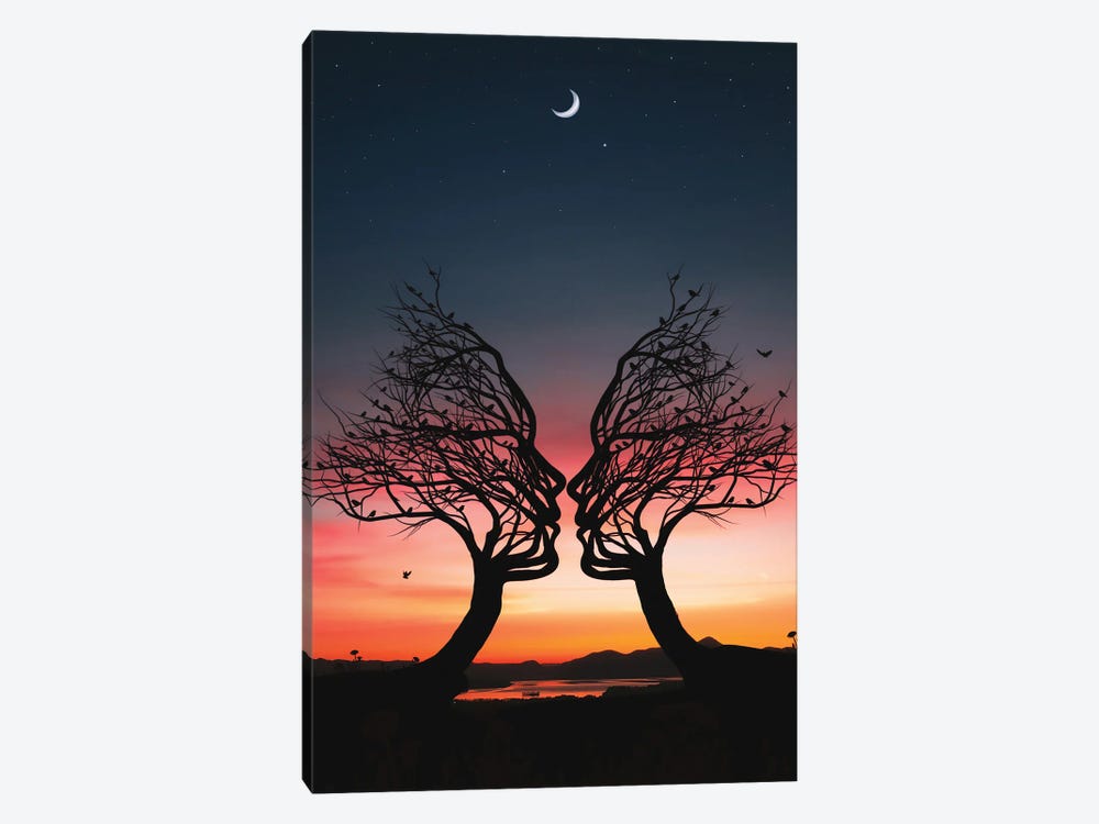 Me And You by Abdullah Evindar 1-piece Canvas Print