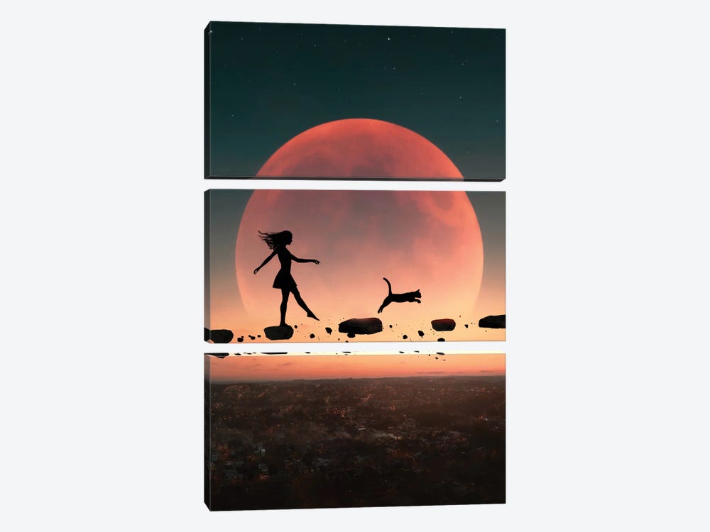 To Infinity by Abdullah Evindar 3-piece Canvas Wall Art
