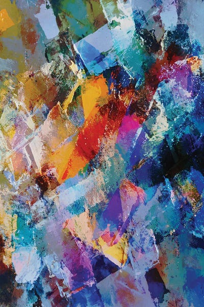 Angel Estevez: Colored Brush Strokes by Angel Estevez