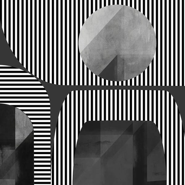 Art Deco: Geometric Concept XVII by Angel Estevez