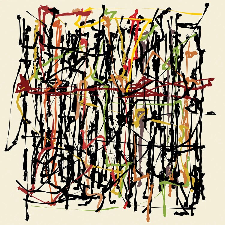 Pollock Wink by Angel Estevez wall art