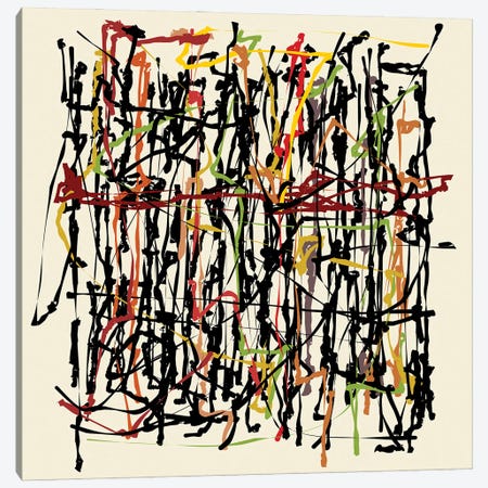 Pollock Wink Canvas Print #AEZ102} by Angel Estevez Canvas Wall Art