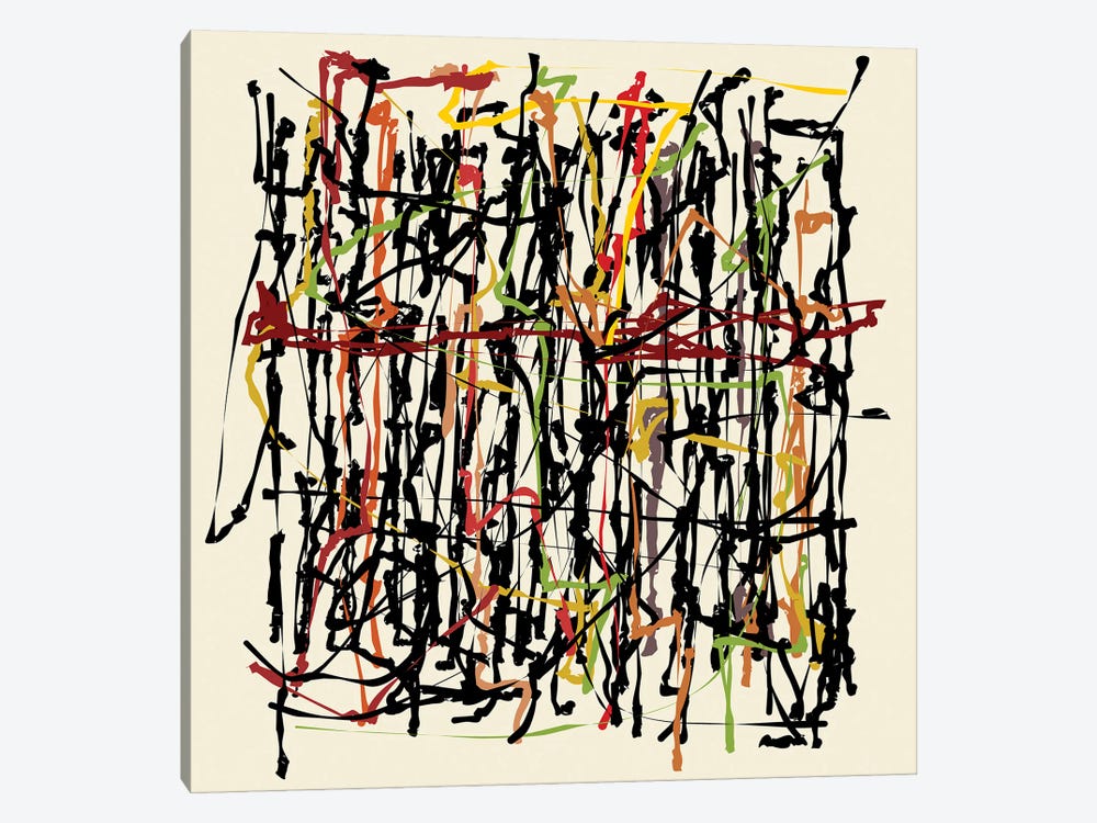 Pollock Wink by Angel Estevez 1-piece Canvas Artwork