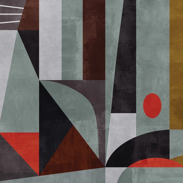 Giclee Features: Geometric Construction XVIII by Angel Estevez