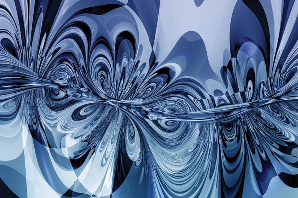 Psychedelic: 3D Sinuous Shapes by Angel Estevez