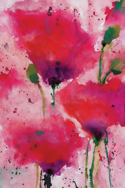 Tulips: Red Tulips III by Angel Estevez