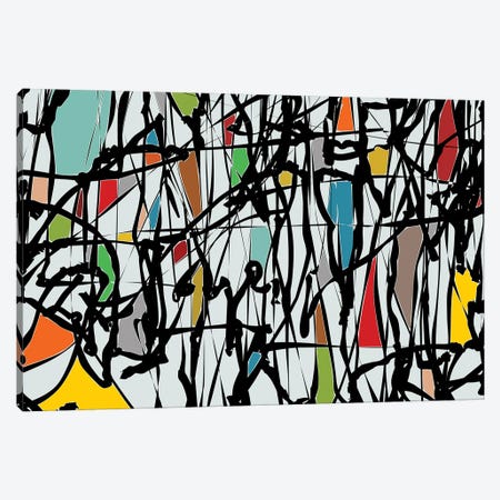 Pollock Wink III Canvas Print #AEZ105} by Angel Estevez Canvas Art Print