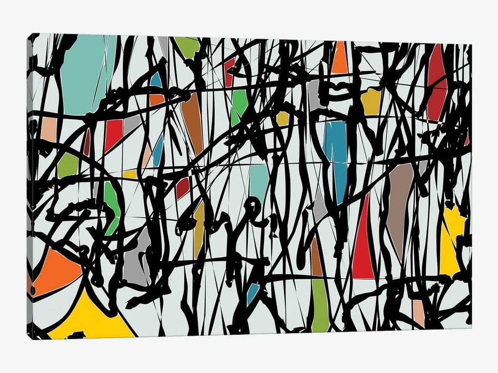 Pollock Wink III by Angel Estevez 1-piece Art Print