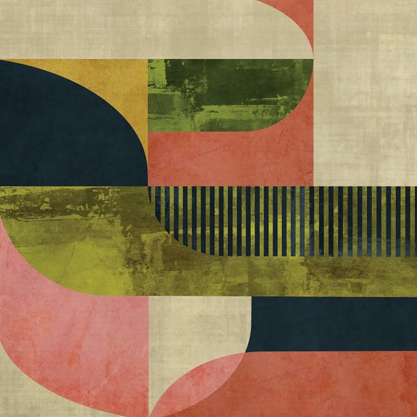 Abstract Shapes & Patterns: Rounded Corners VII by Angel Estevez