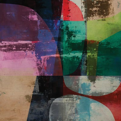 Rounded Pieces III by Angel Estevez canvas print