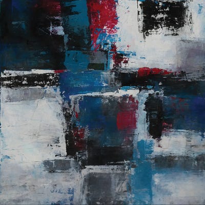 Rustic Geometric XV by Angel Estevez canvas print