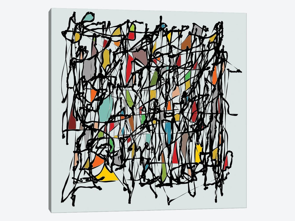 Pollock Wink II by Angel Estevez 1-piece Canvas Artwork