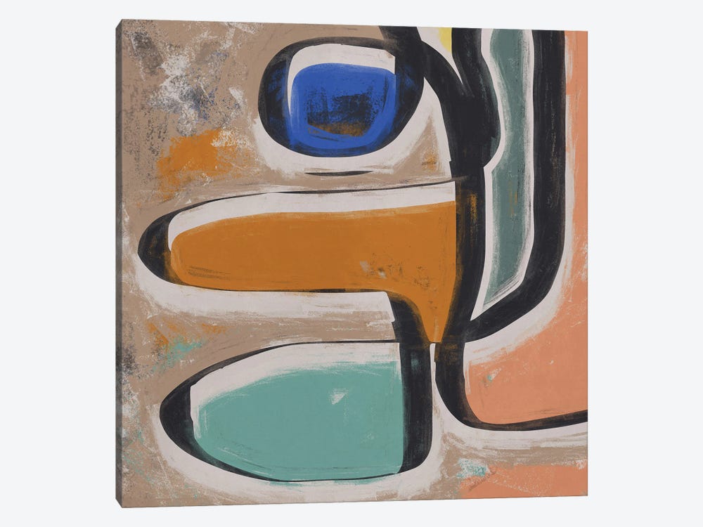 Tribute To Miró by Angel Estevez 1-piece Canvas Art
