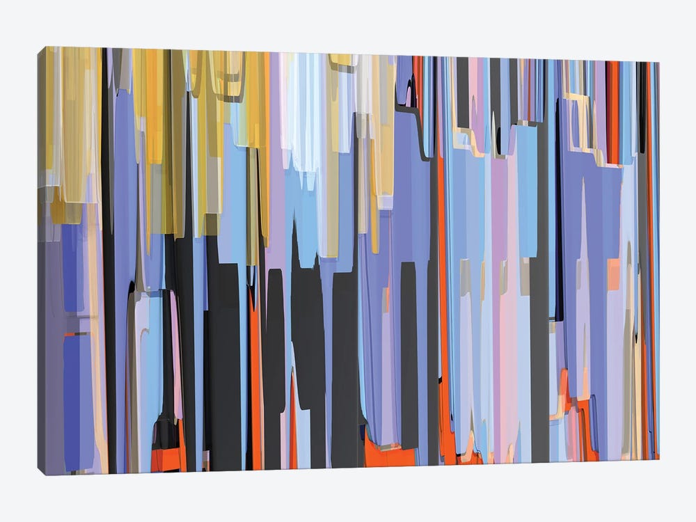 Abstract Metropolis II by Angel Estevez 1-piece Canvas Print