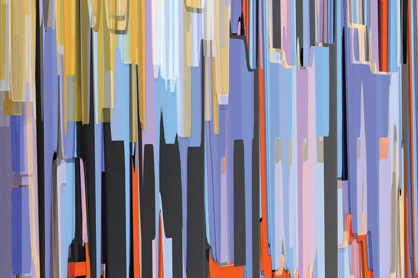 Linear Abstract: Abstract Metropolis II by Angel Estevez