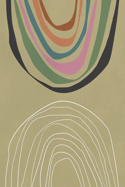 Colorful Tunnel by Angel Estevez framed wall art