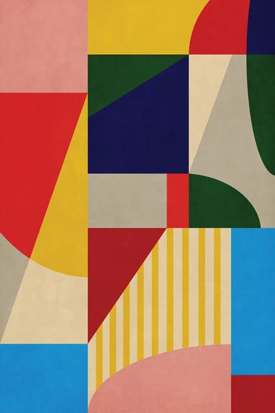 Geometric Concept XLII by Angel Estevez framed wall art