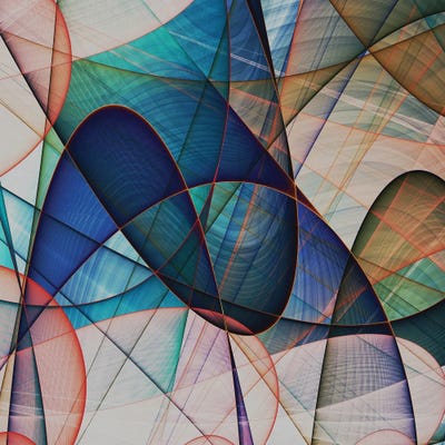 Intertwined And Transparent II by Angel Estevez multi panel art