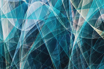 Intertwined And Transparent VI by Angel Estevez multi panel art