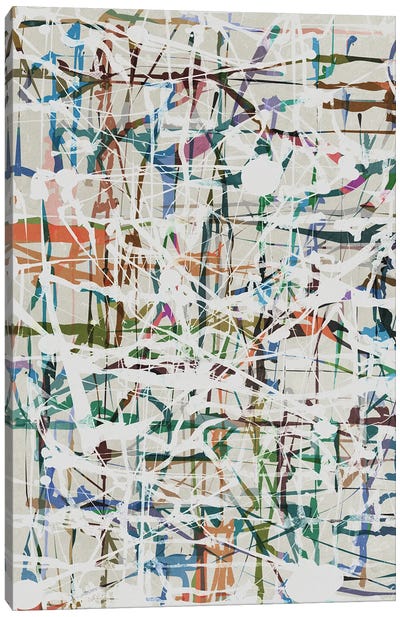 Pollock Wink XXXII Canvas Art Print - Angel Estevez