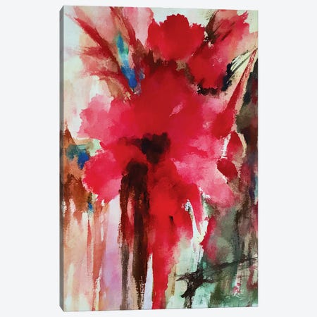 Red Flowers VII Canvas Print #AEZ1200} by Angel Estevez Canvas Art