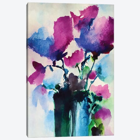Vase With Flowers V Canvas Print #AEZ1205} by Angel Estevez Canvas Art Print