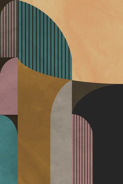 Rounded Corners IX by Angel Estevez canvas print