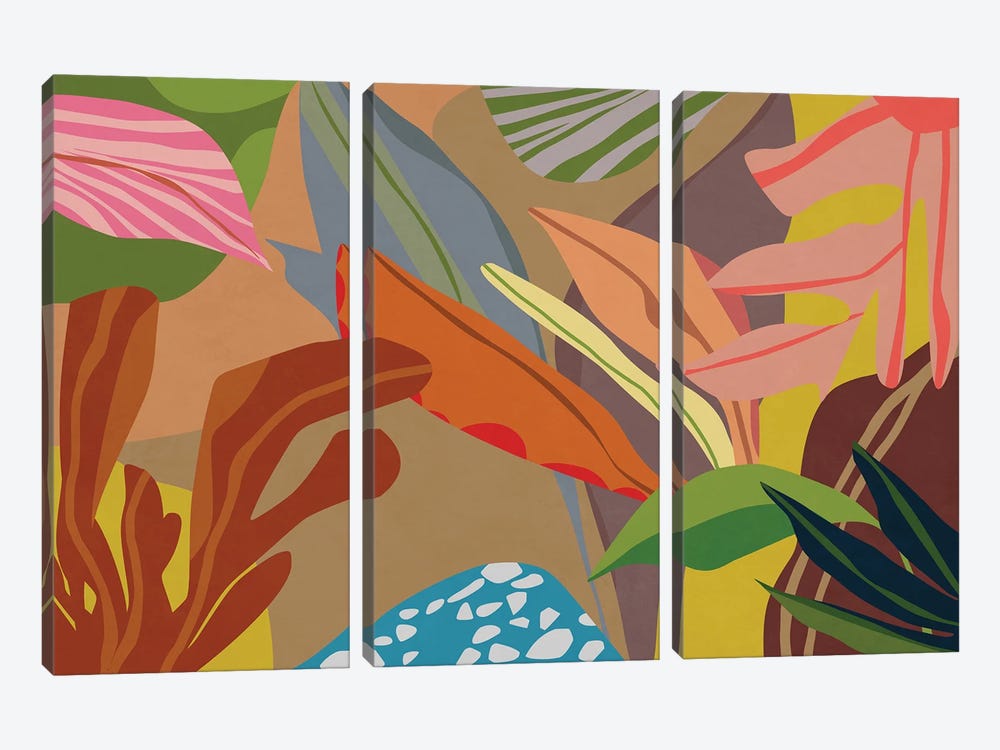 Tropical Foliage VIII by Angel Estevez 3-piece Art Print