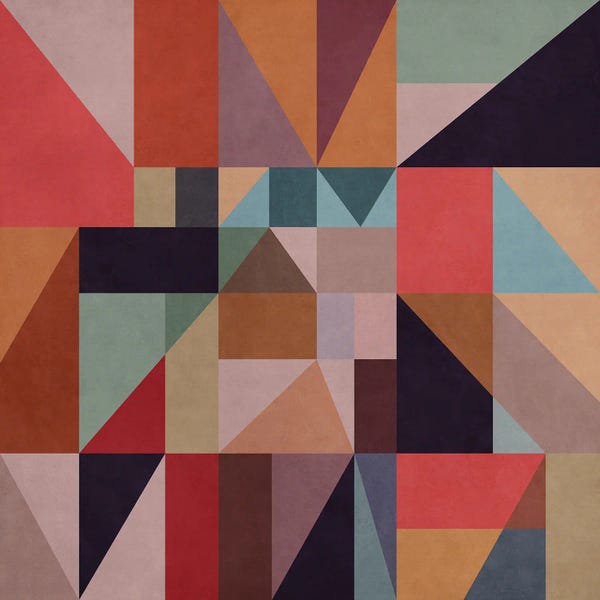 Angel Estevez: Triangles And Rectangles VII by Angel Estevez