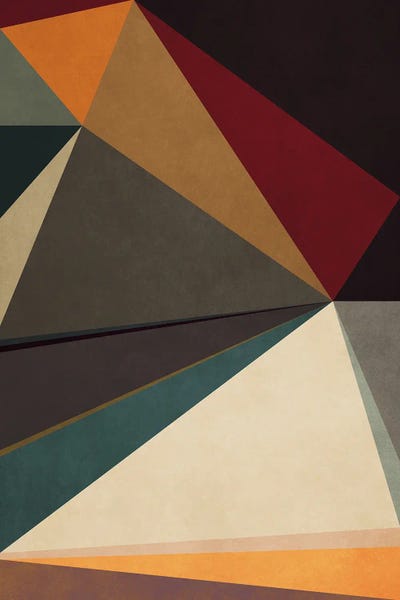 Geometric With Triangles XXVI by Angel Estevez framed wall art