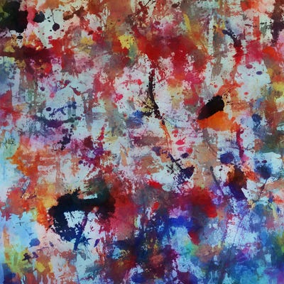 Multiple Brushstrokes by Angel Estevez canvas print