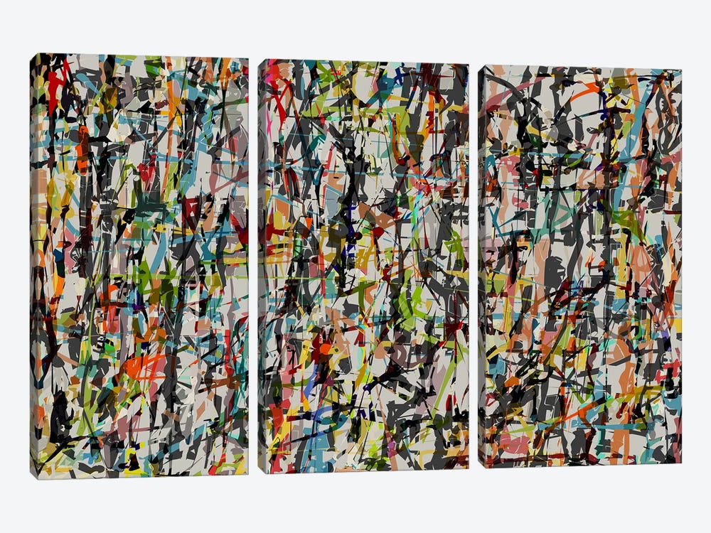 Pollock Wink XXXIII by Angel Estevez 3-piece Art Print
