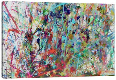 Pollock Wink XXXIV Canvas Art Print - Similar to Jackson Pollock