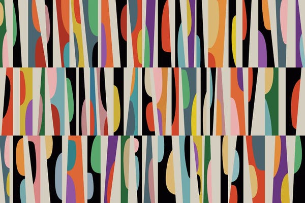 Colorful Abstracts: Colored Pìeces XXIV by Angel Estevez