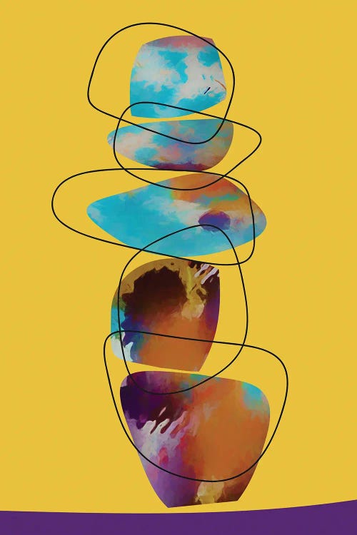Balancing II by Angel Estevez wall art