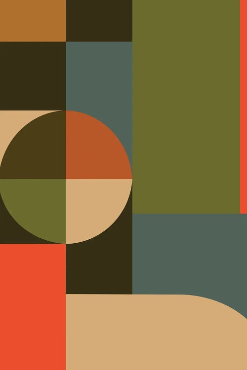 Geometric Concept LXIX by Angel Estevez wall art
