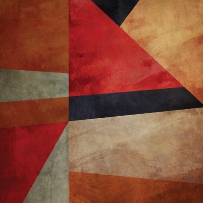 Geometric Rustic Texture III by Angel Estevez canvas print