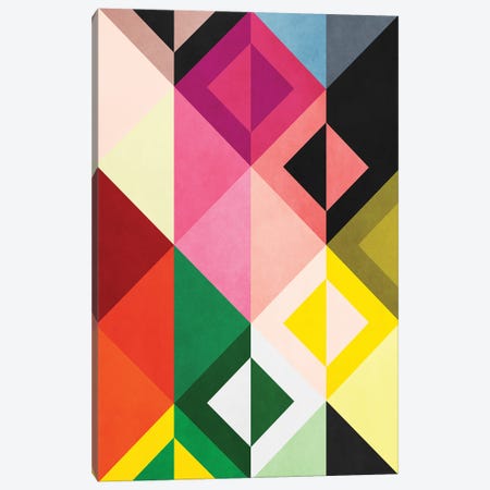 Geometric With Triangles XXVIII Canvas Print #AEZ1354} by Angel Estevez Canvas Print