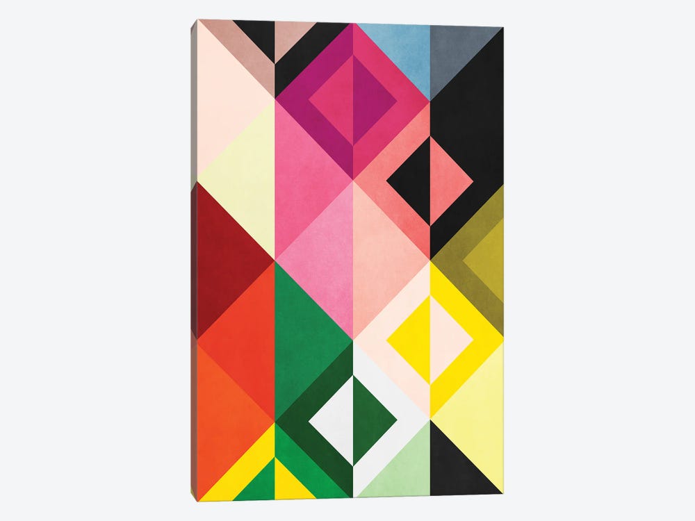 Geometric With Triangles XXVIII by Angel Estevez 1-piece Canvas Art Print