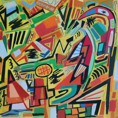 Graffiti Style by Angel Estevez framed wall art