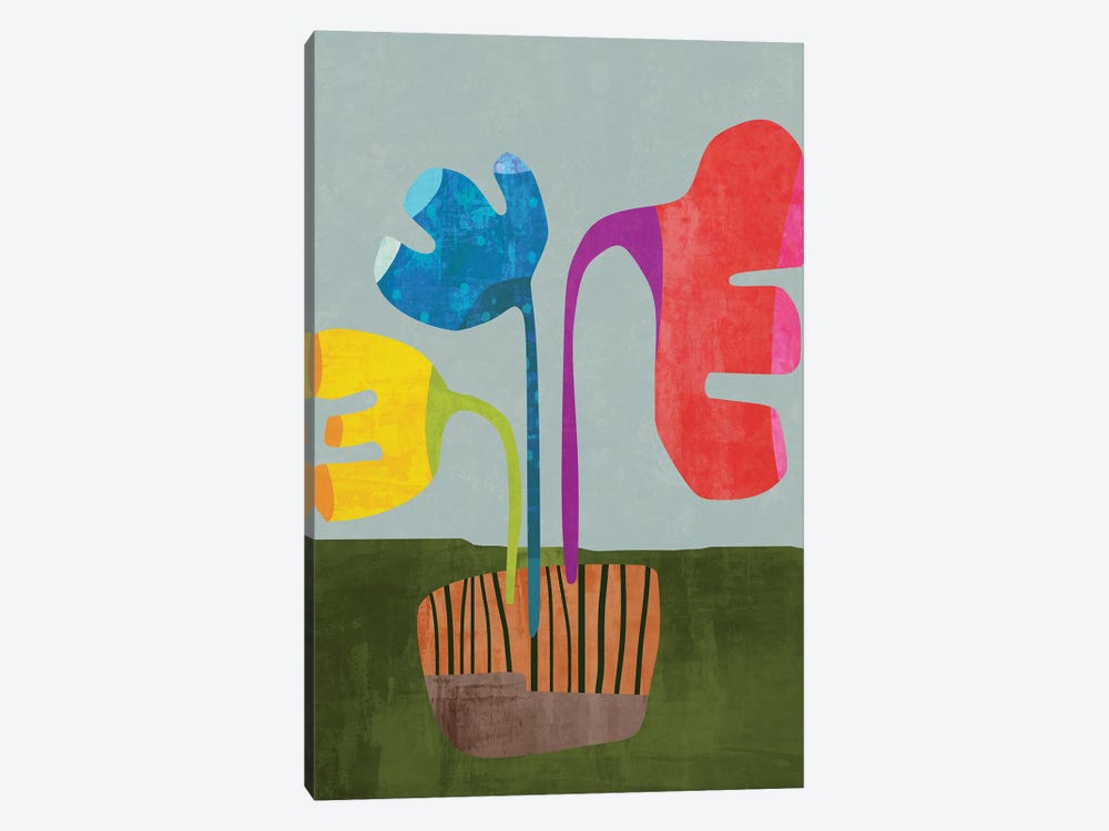 My Vase With Flowers II by Angel Estevez 1-piece Canvas Print