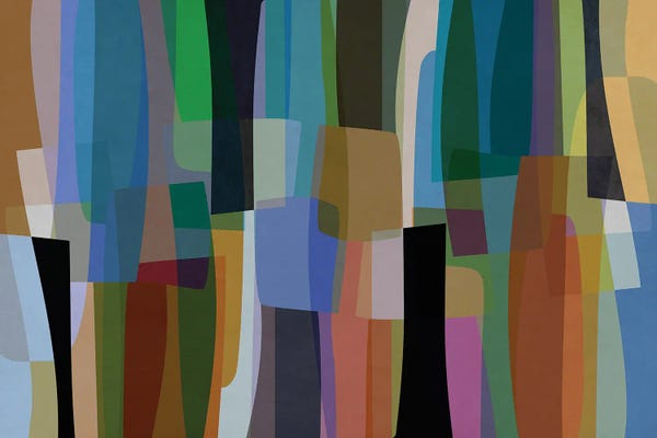 Angel Estevez: Overlapping And Transparent Parts V by Angel Estevez