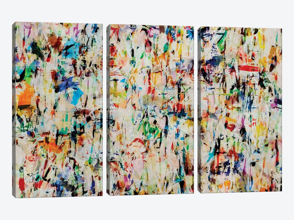 Pollock Wink XXXVI by Angel Estevez 3-piece Art Print