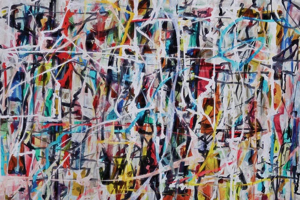Angel Estevez: Pollock Wink XXXVII by Angel Estevez